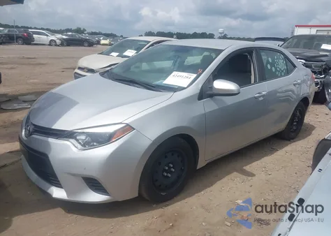 2015 Toyota Corolla Le из США, поврежденный, VIN 2T1BURHE2FC455738